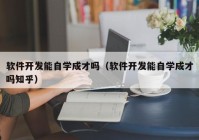 軟件開(kāi)發(fā)能自學(xué)成才嗎（軟件開(kāi)發(fā)能自學(xué)成才嗎知乎）