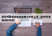 軟件開發(fā)培訓機構去哪個學校上學（軟件開發(fā)培訓的學校）