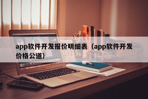 app軟件開發(fā)報價明細表(app軟件開發(fā)價格公道)